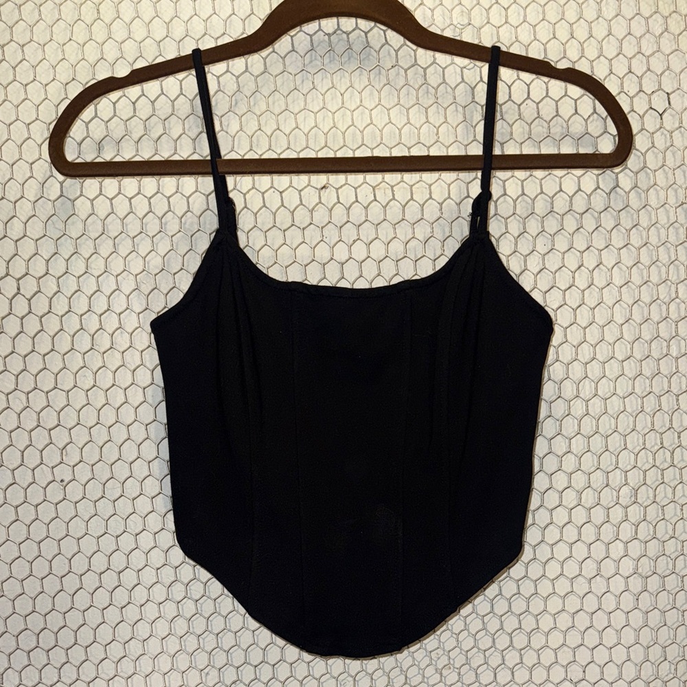 BP Black Corset crop top